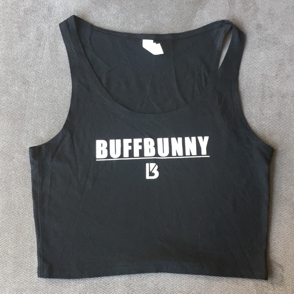 Black buffbunny crop top
